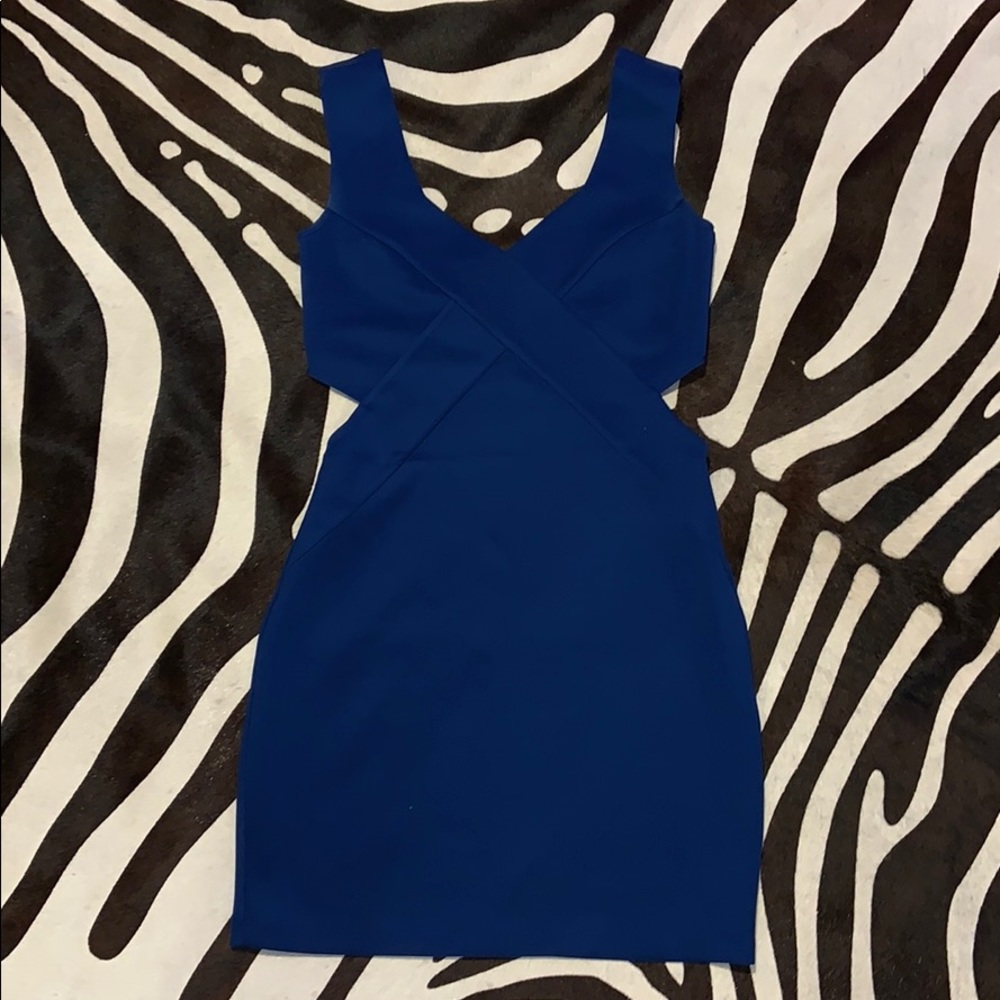 Perfect condition sexy boutique blue dress